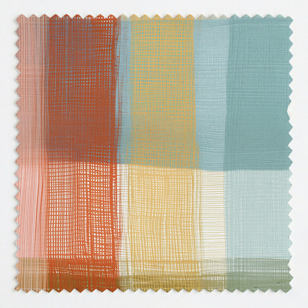 Zuzu Multi Plaid - Fabric - Painted Paper