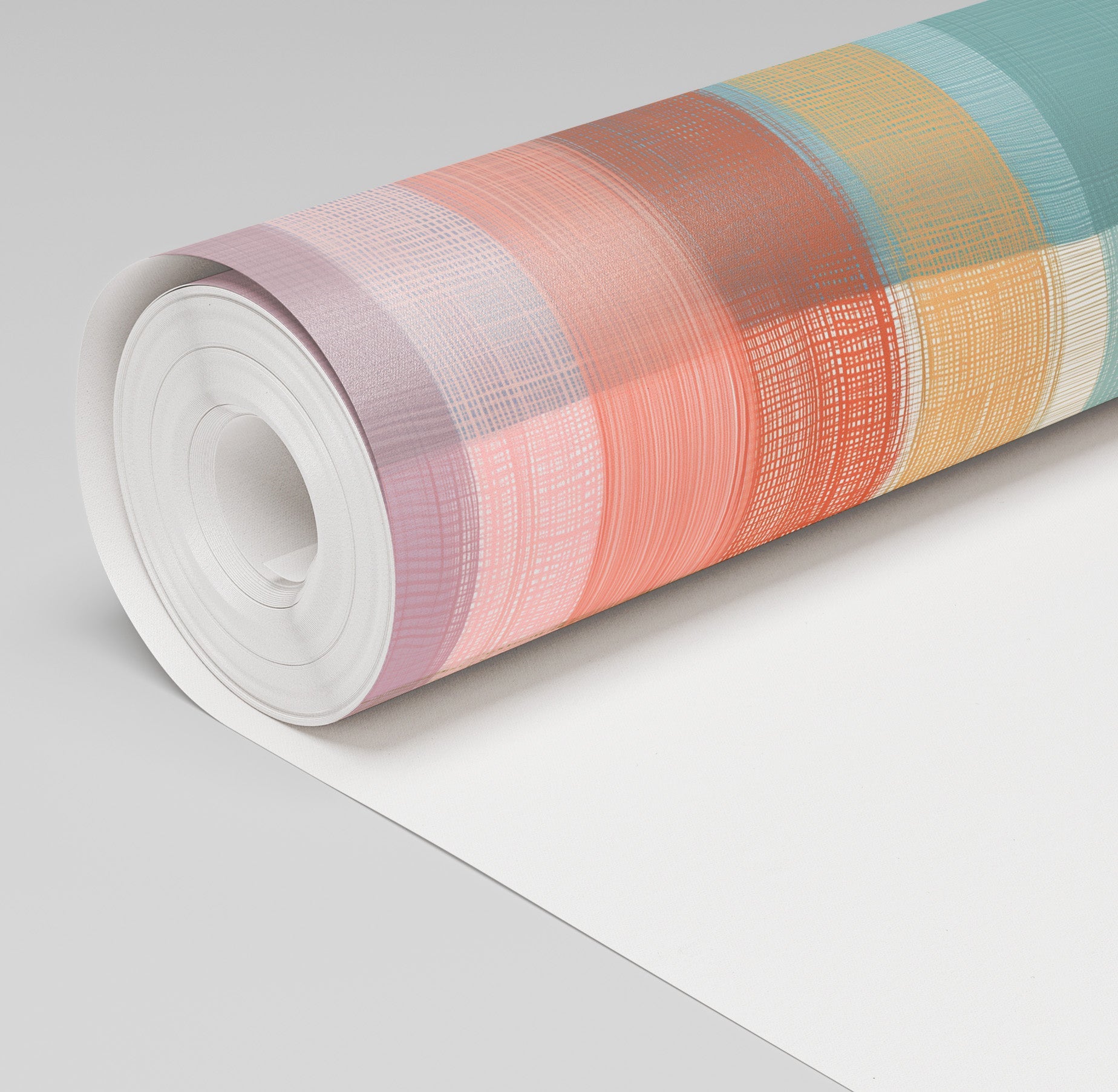Zuzu Multi Plaid Wallpaper - Painted Paper