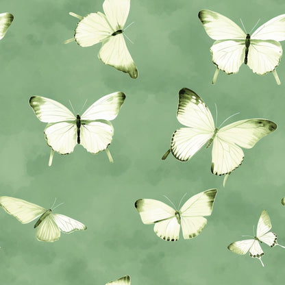 Aria Butterfly Wallpaper - Painted Paper