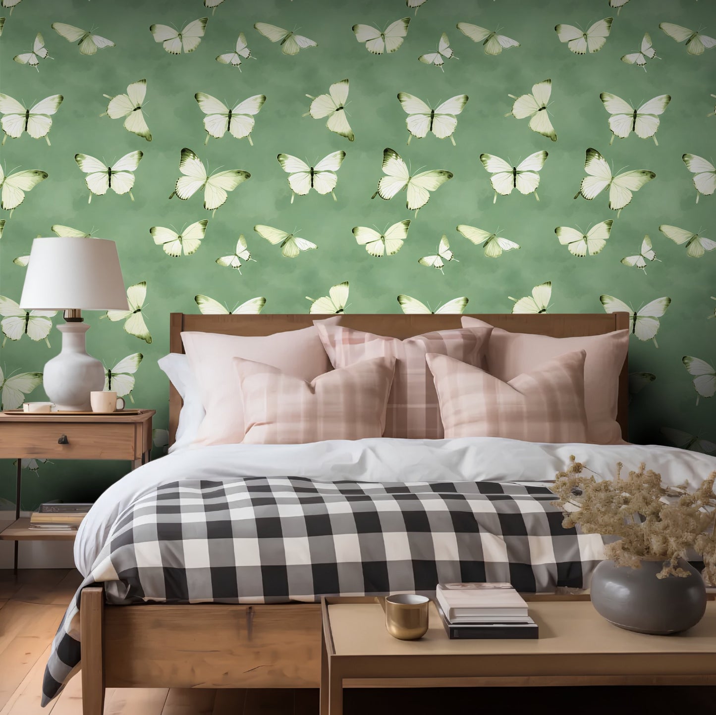 Aria Butterfly Wallpaper - Painted Paper