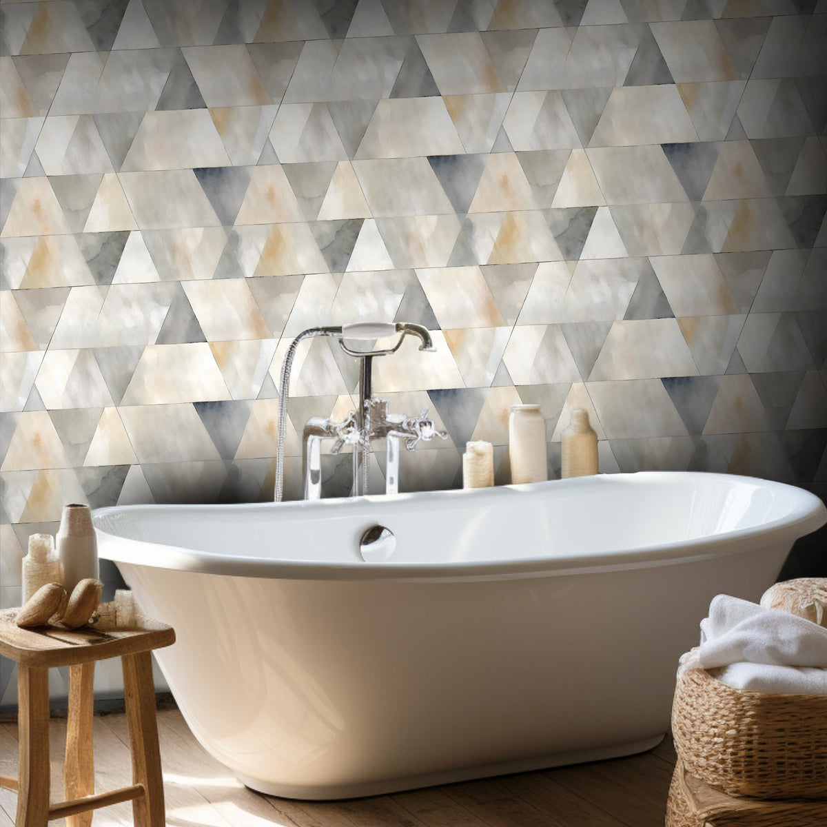 Aurora Abstract Wallpaper - Painted Paper