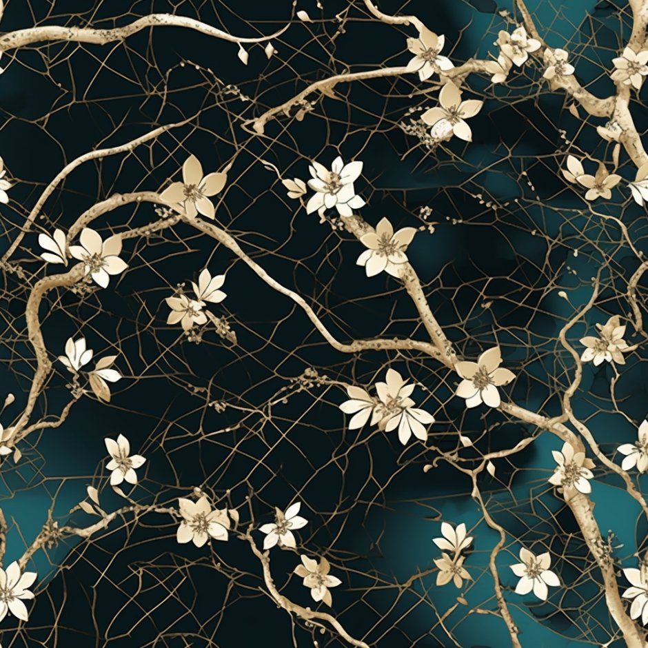 Baroque Lace Wallpaper - Painted Paper