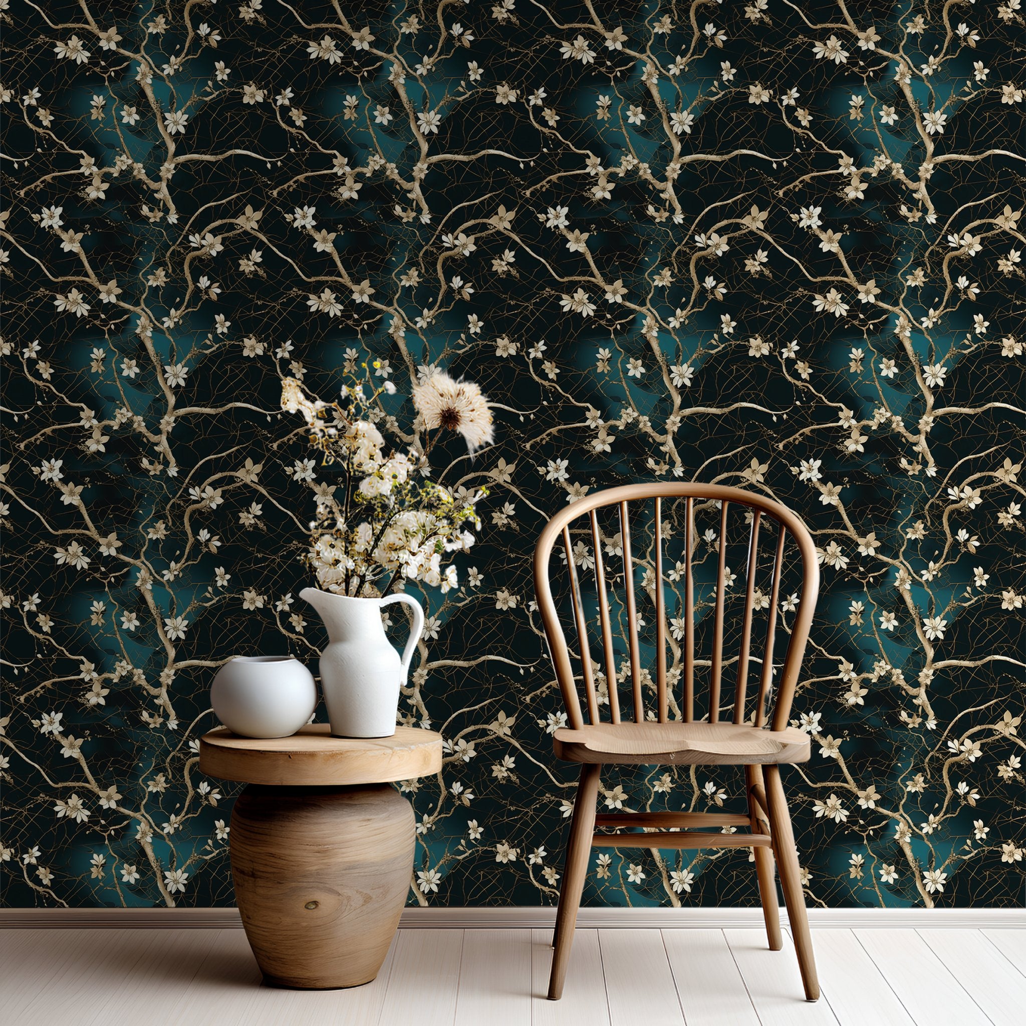 Baroque Lace Wallpaper – Painted Paper