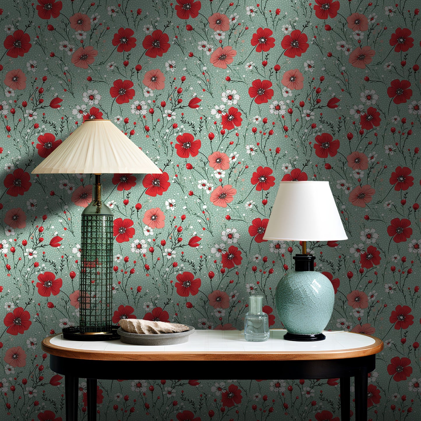 Betty Botanical Wallpaper - Painted Paper