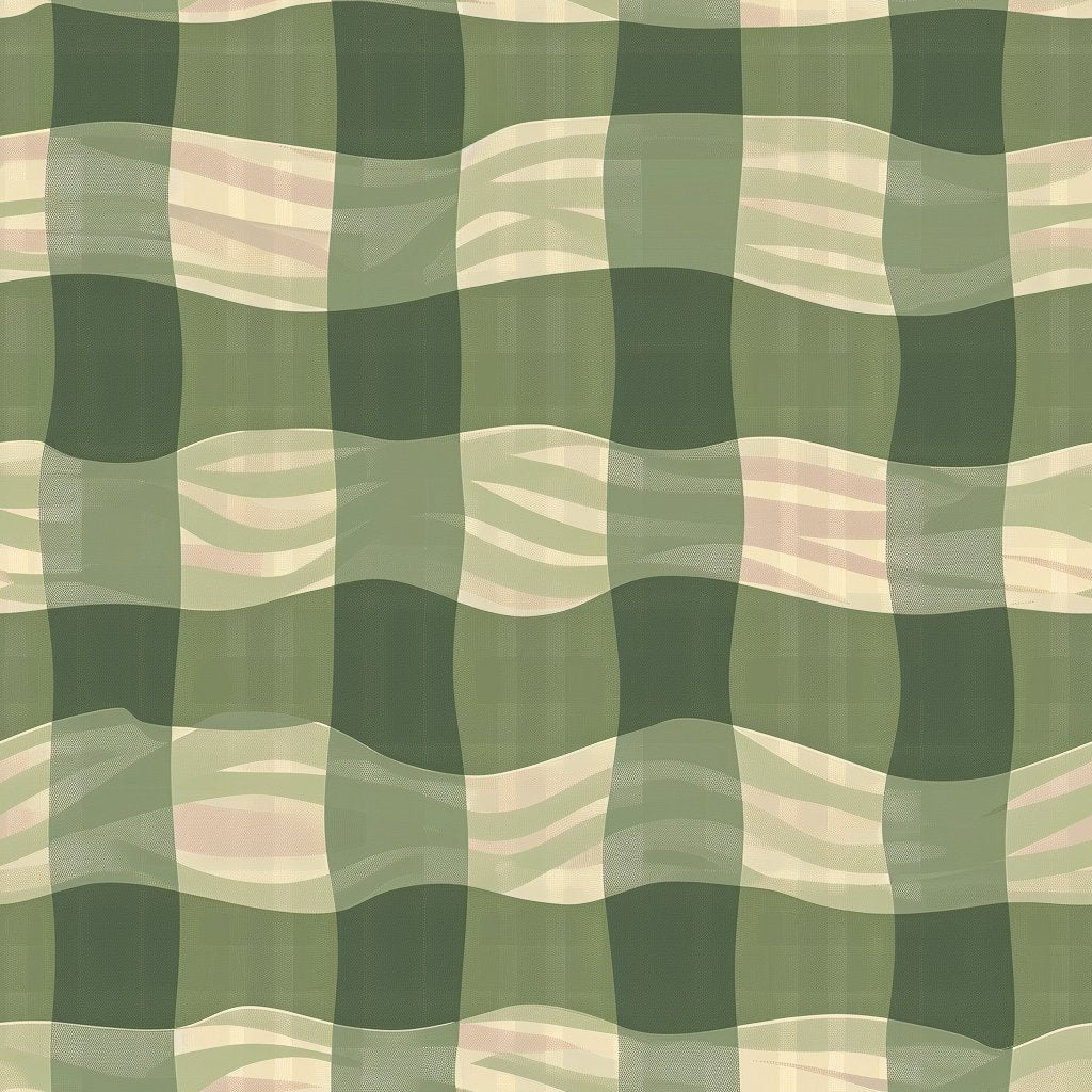 Bridger Funky Gingham Wallpaper - Painted Paper