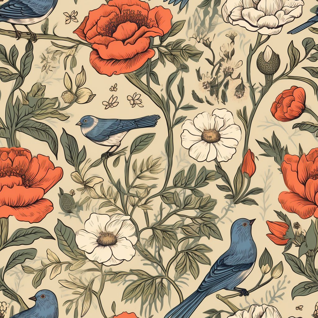 Brookley Vintage Wallpaper Sample - Painted Paper