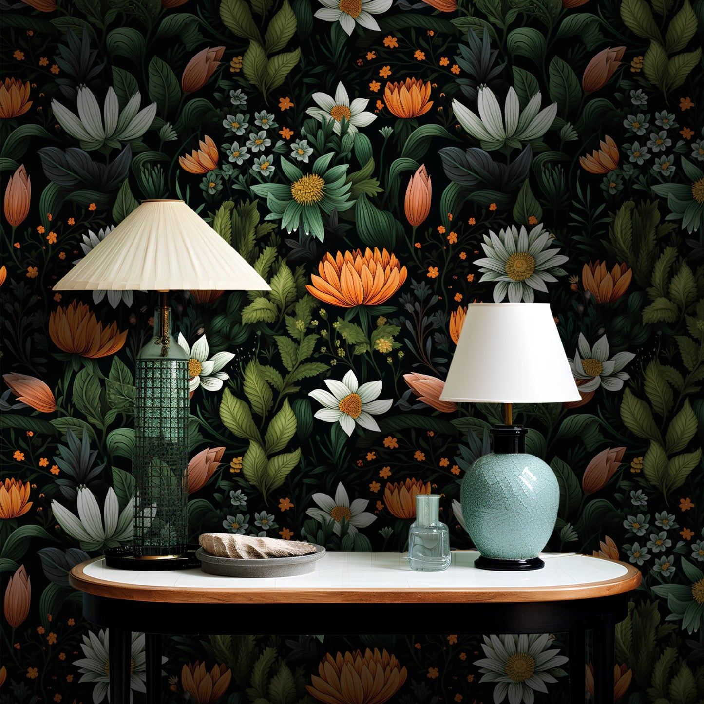Cami Floral Wallpaper - Painted Paper