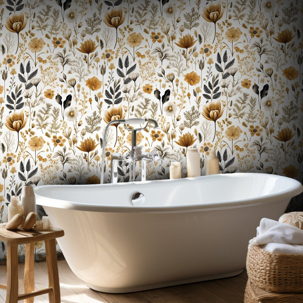 Celeste Floral Wallpaper - Painted Paper