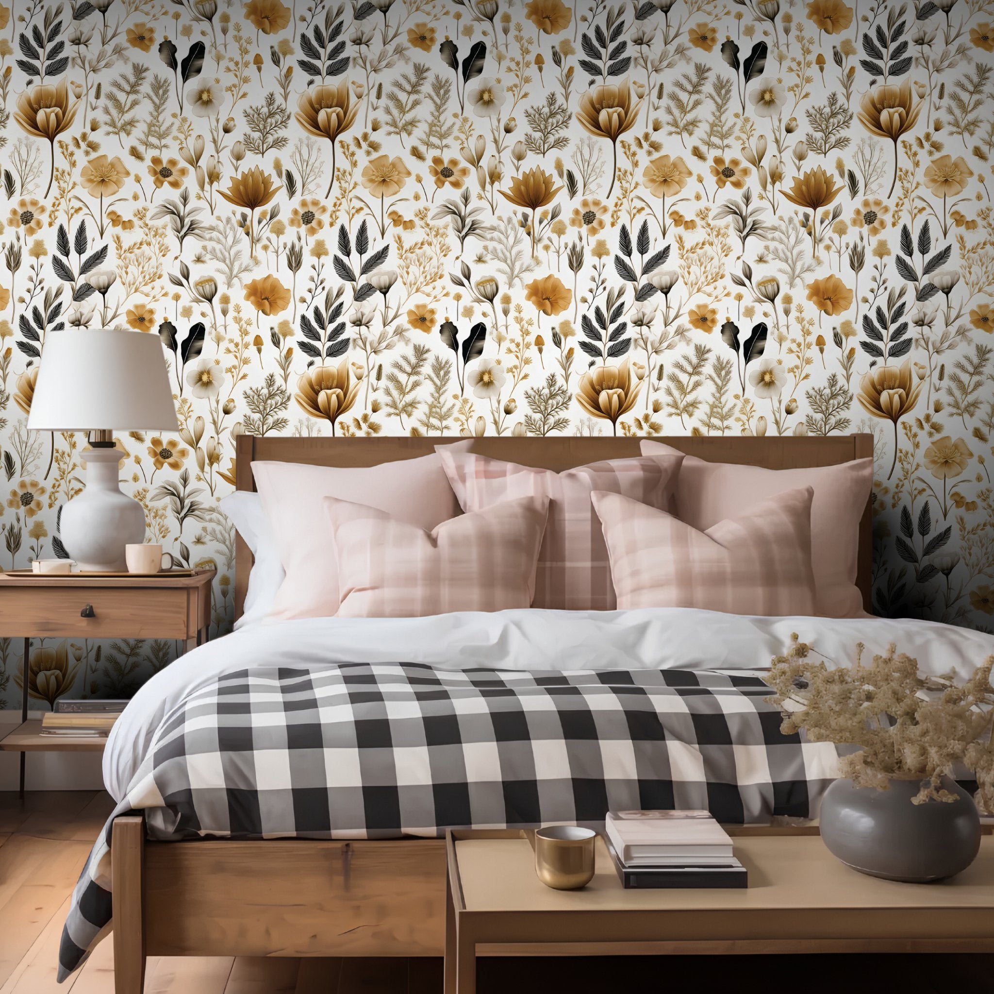 Celeste Floral Wallpaper – Painted Paper