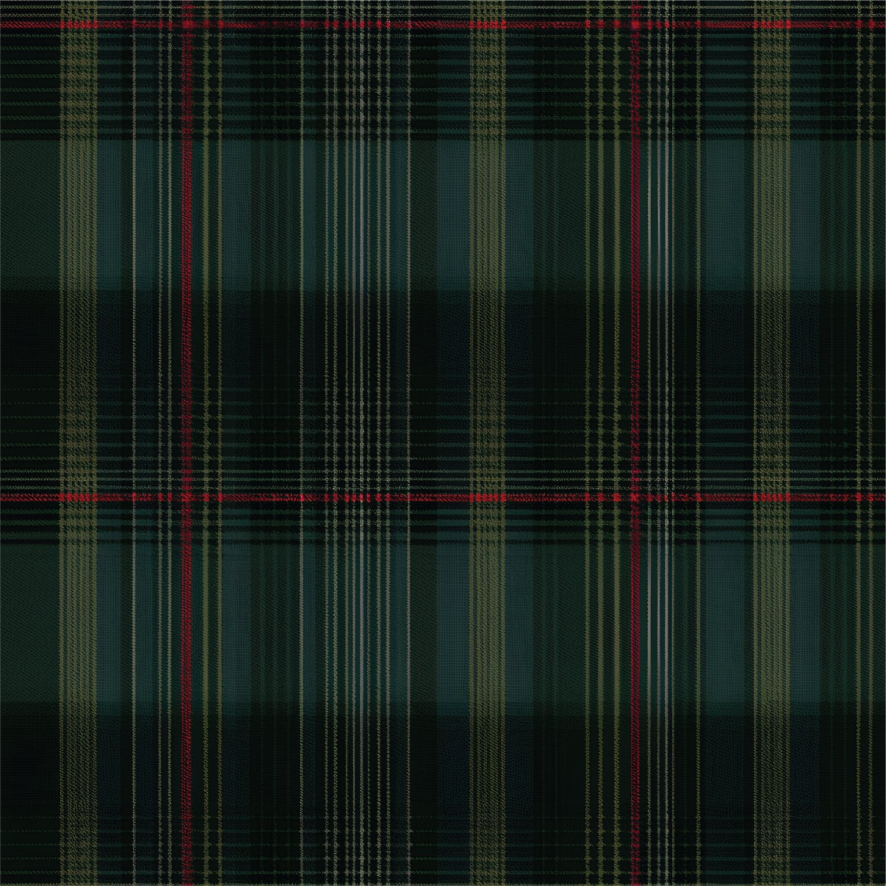 Classic Green Tartan Wallpaper – Painted Paper