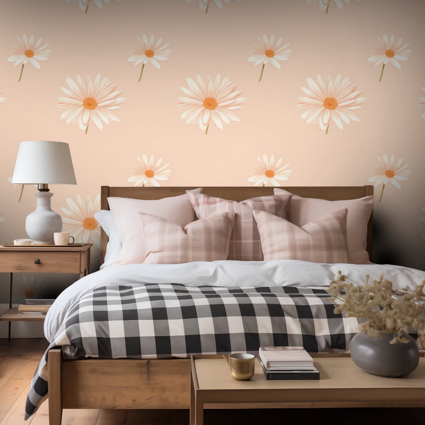 Daisy Chain Wallpaper - Painted Paper