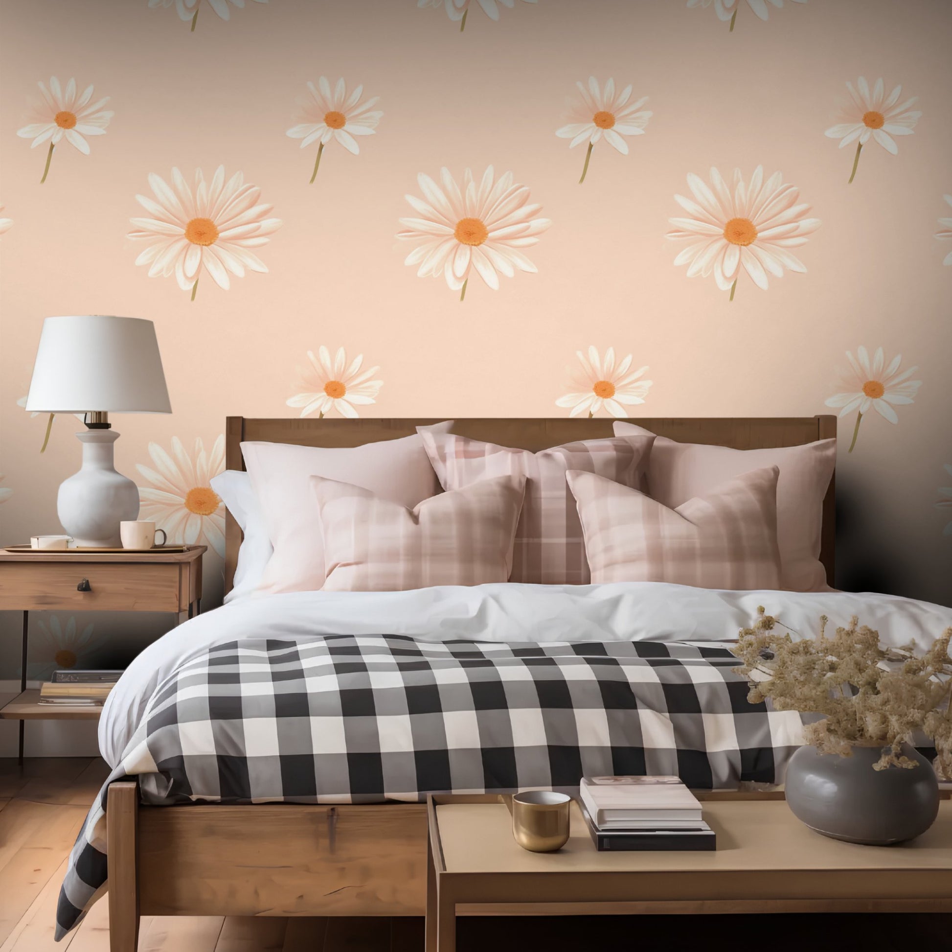 Daisy Chain Wallpaper - Painted Paper