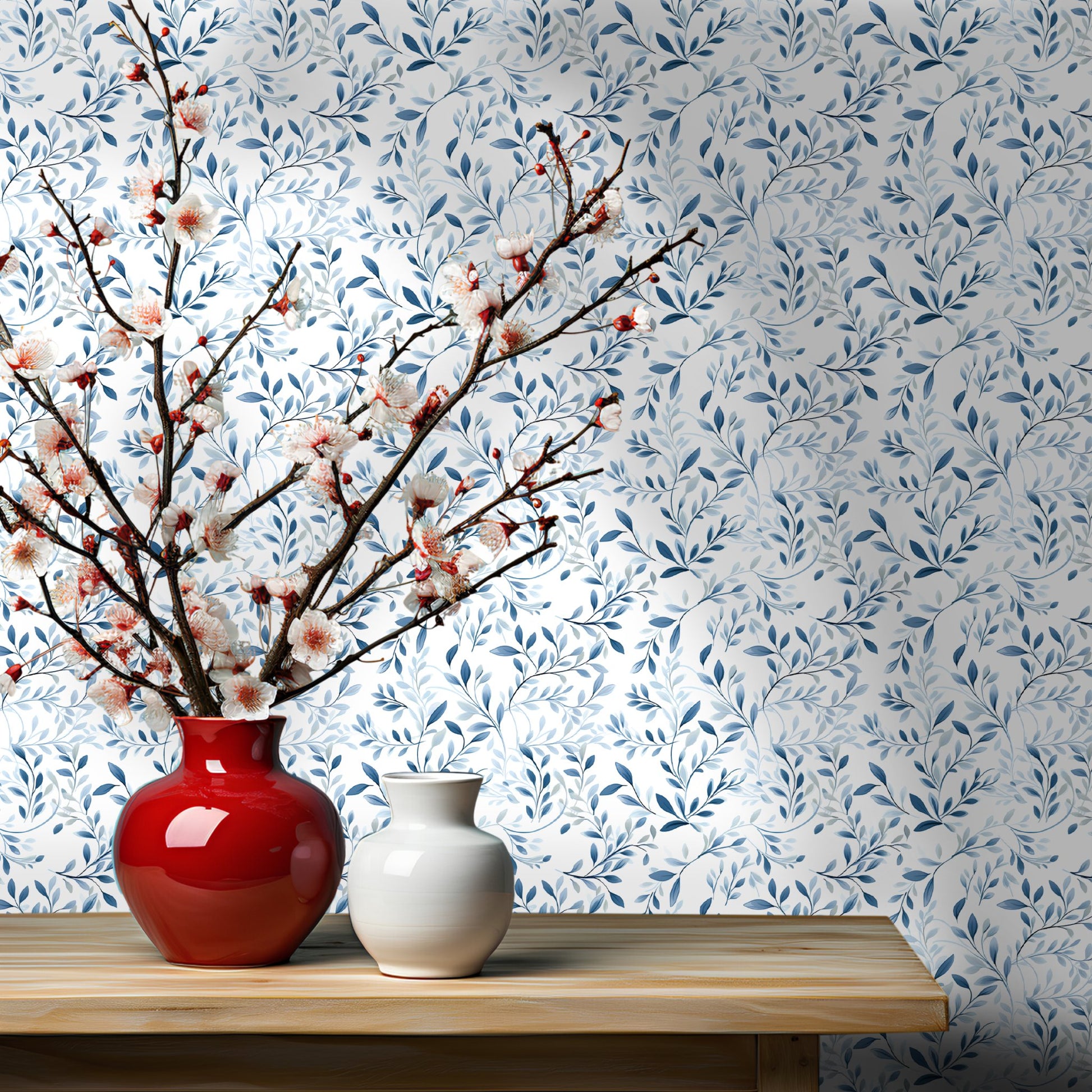 Emika Flora Wallpaper - Painted Paper