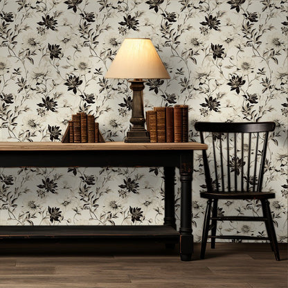 Fiona Floral Wallpaper - Painted Paper