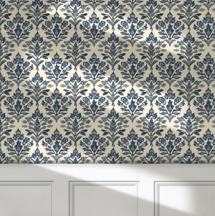 Genevieve Wallpaper - Painted Paper