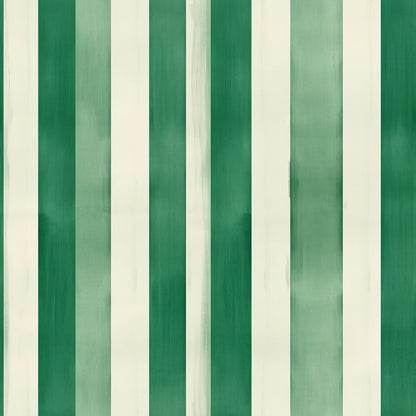 Green Watercolor Striped Wallpaper - Painted Paper