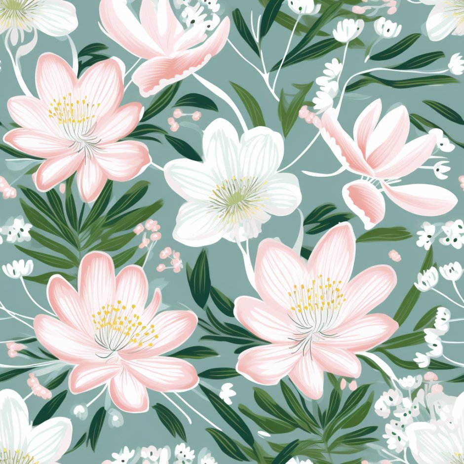 Haven Floral Wallpaper - Painted Paper