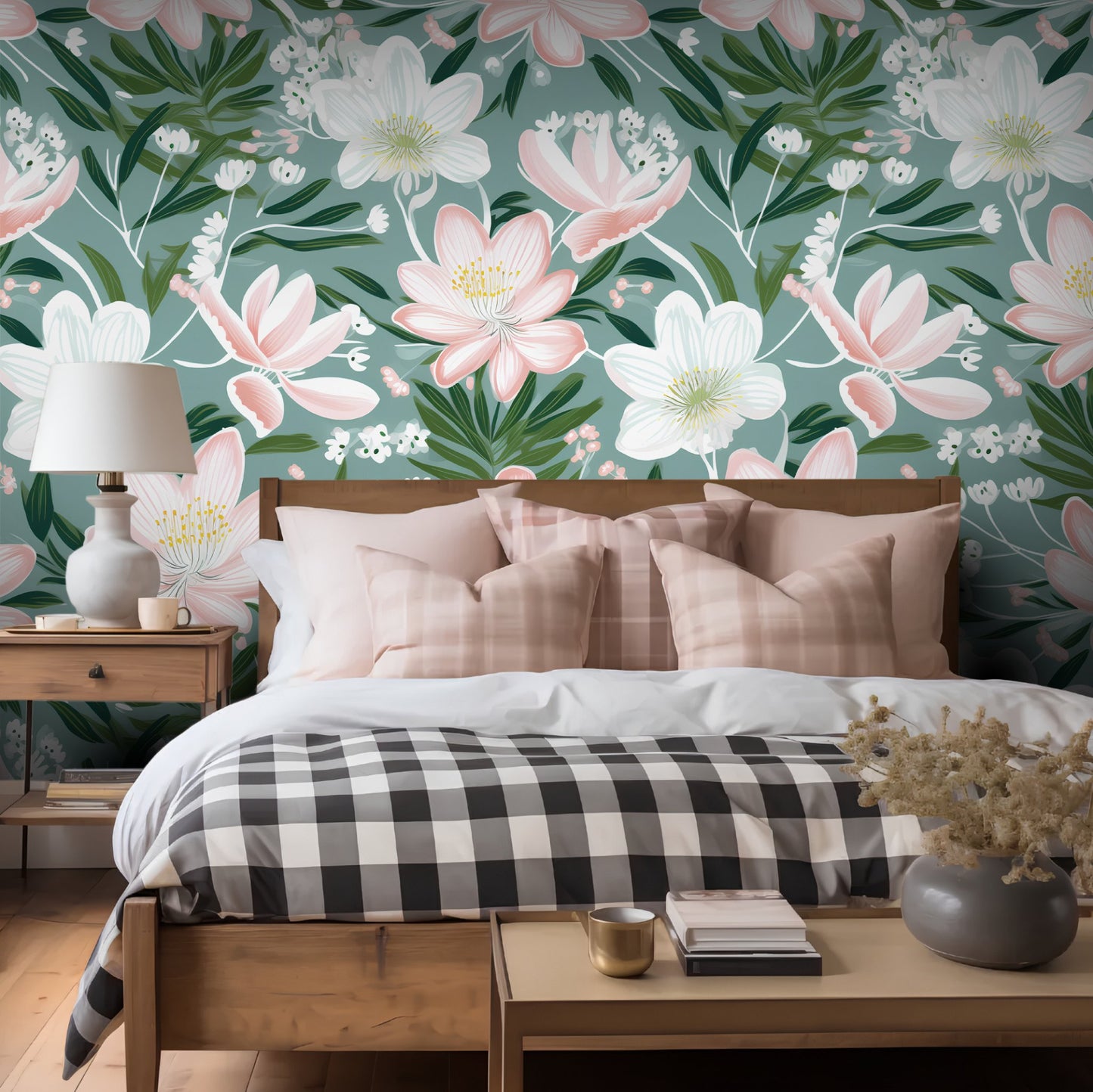 Haven Floral Wallpaper - Painted Paper