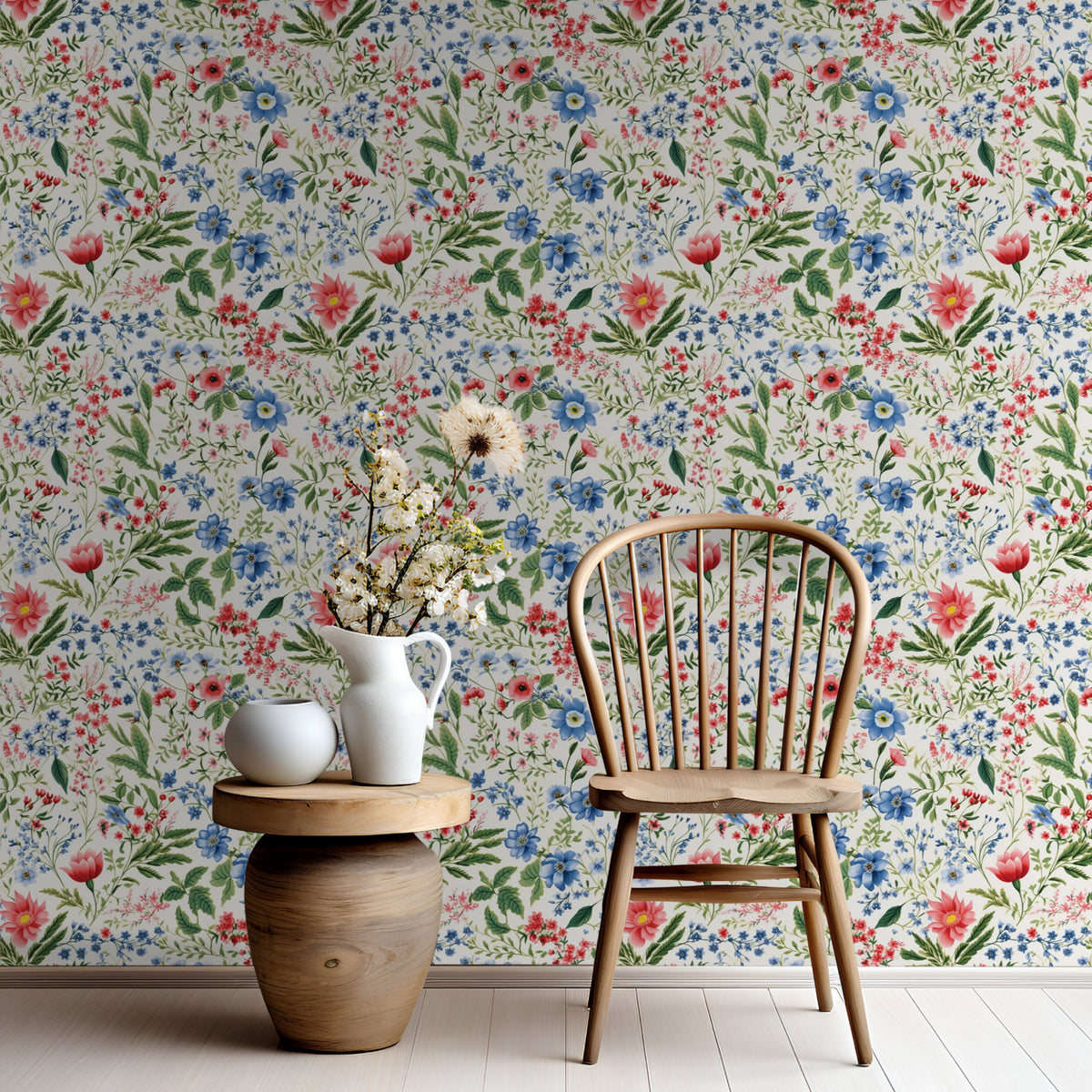 Hayden Floral Wallpaper - Painted Paper