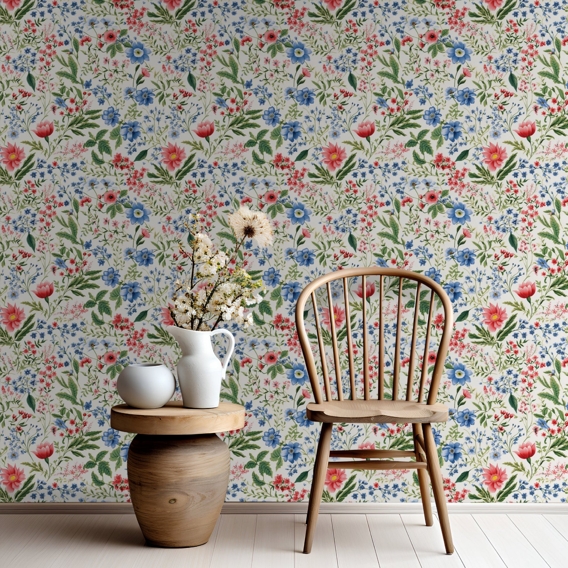 Hayden Floral Wallpaper - Painted Paper