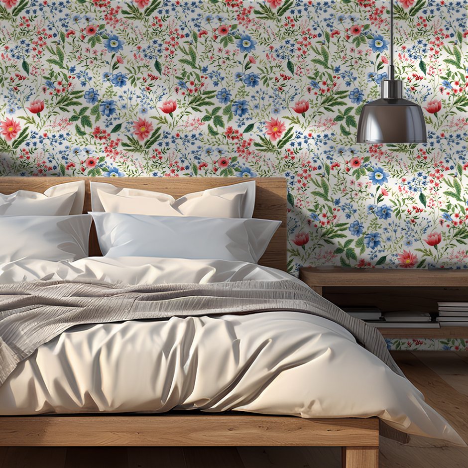 Hayden Floral Wallpaper - Painted Paper