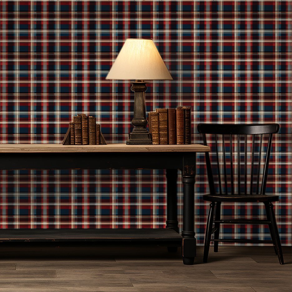 Highland Plaid Wallpaper - Painted Paper