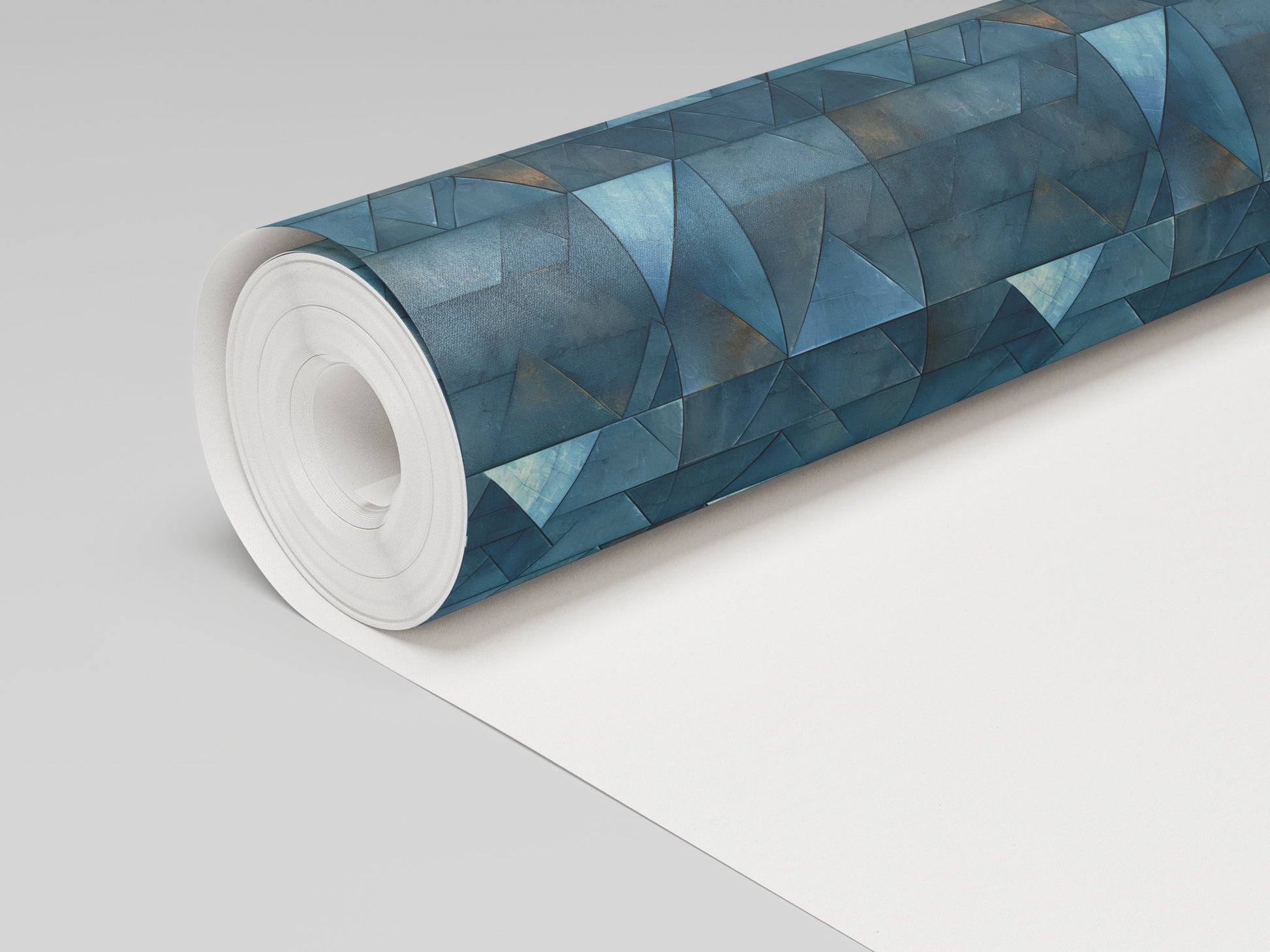 Hollis Blue Wallpaper - Painted Paper