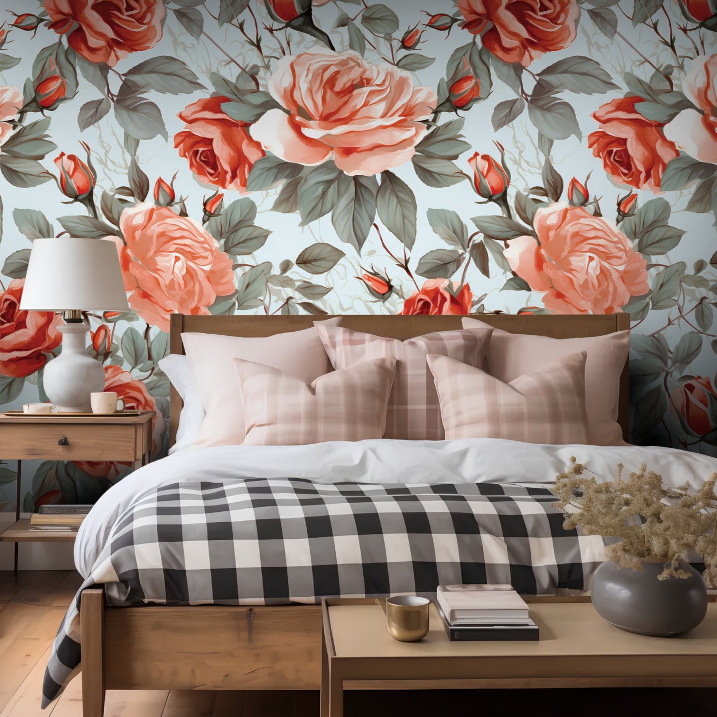 Laken Floral Wallpaper - Painted Paper