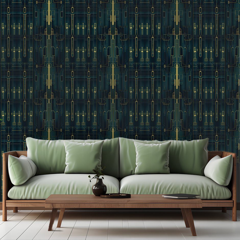 Leon Contemporary Wallpaper - Painted Paper