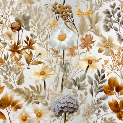 Luna Floral Wallpaper - Painted Paper