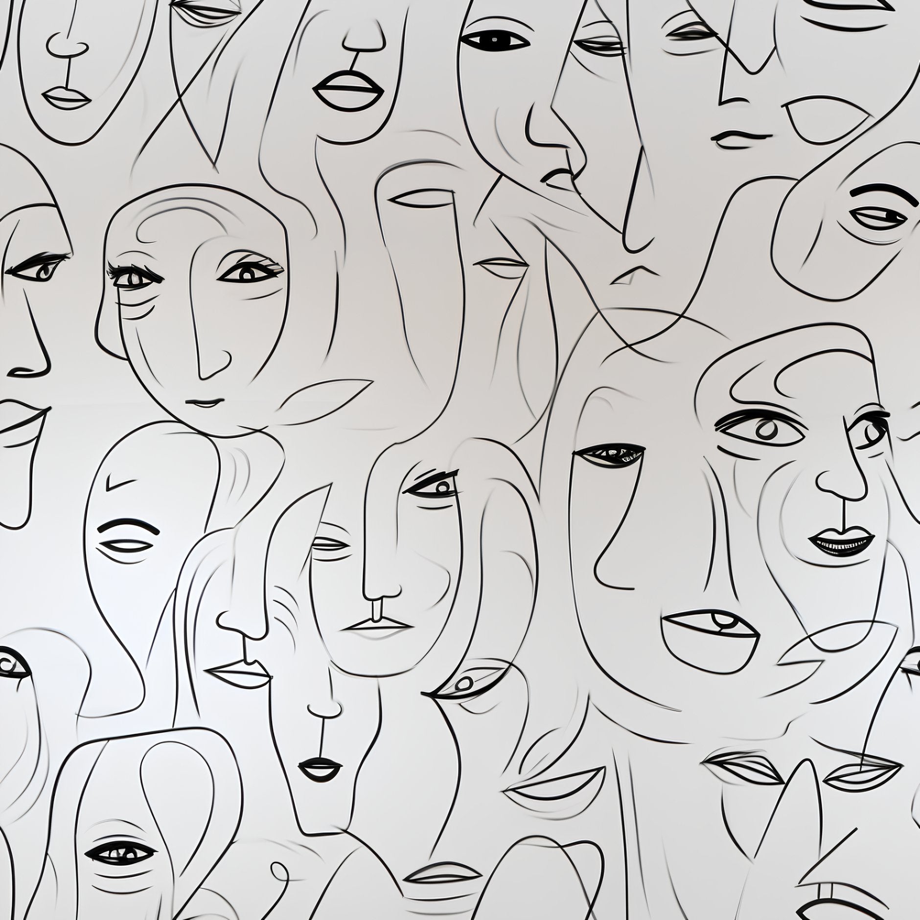 Mia Modern Wallpaper - Painted Paper