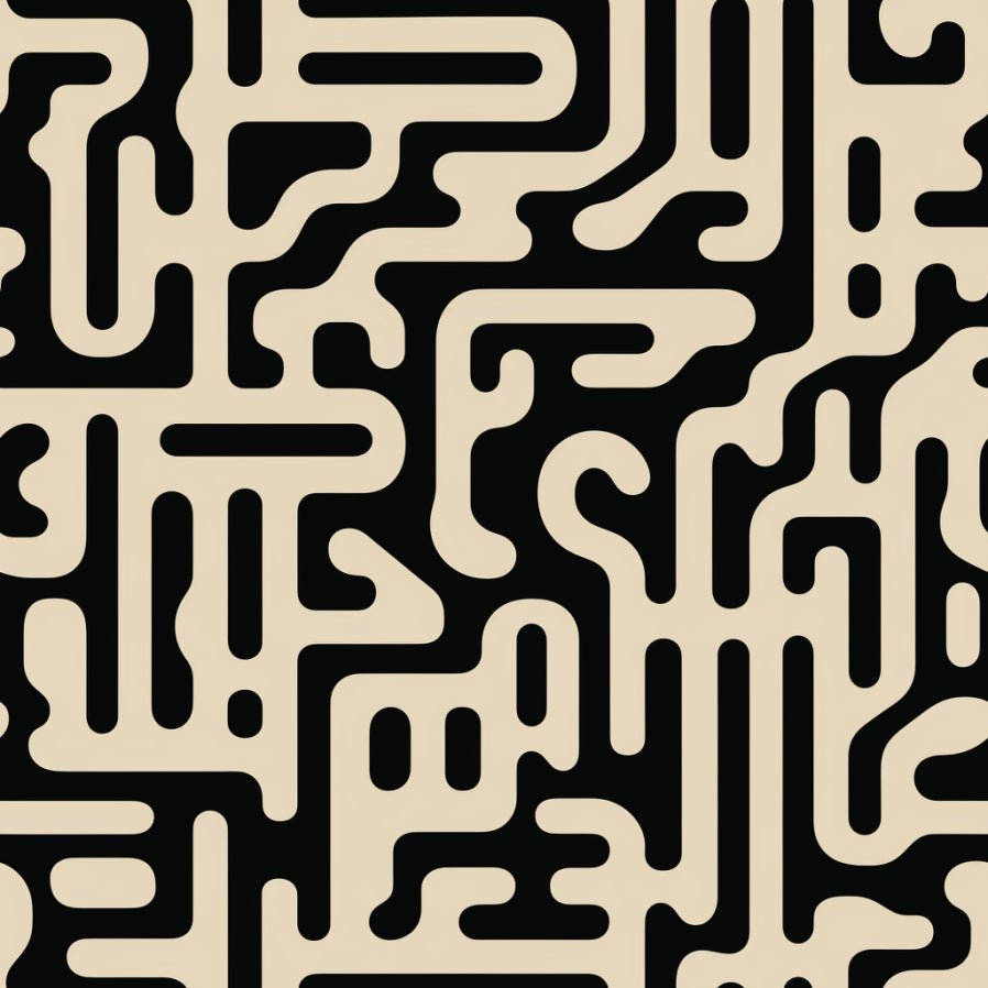 Milo Maze Wallpaper - Painted Paper