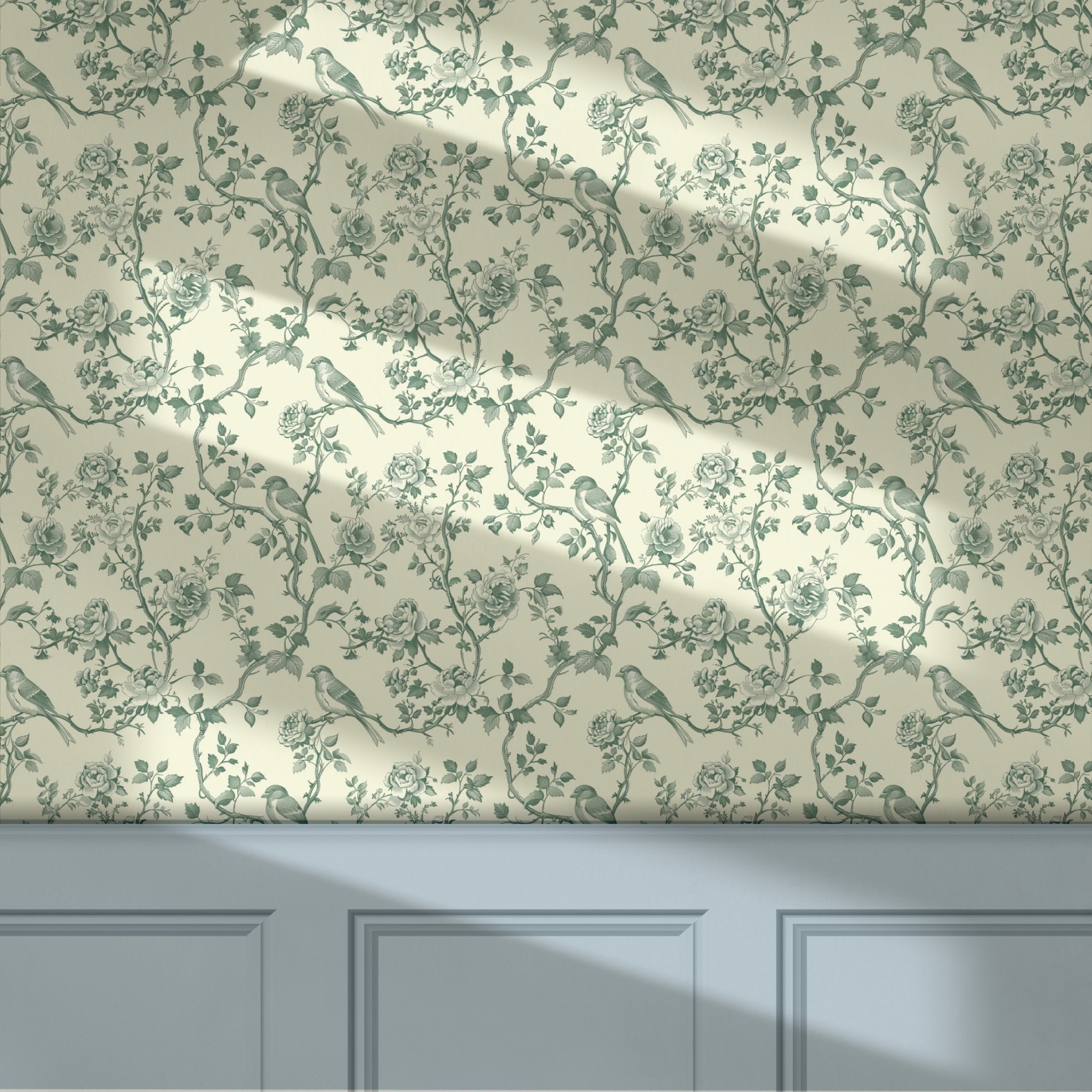 Oona Wallpaper - Painted Paper