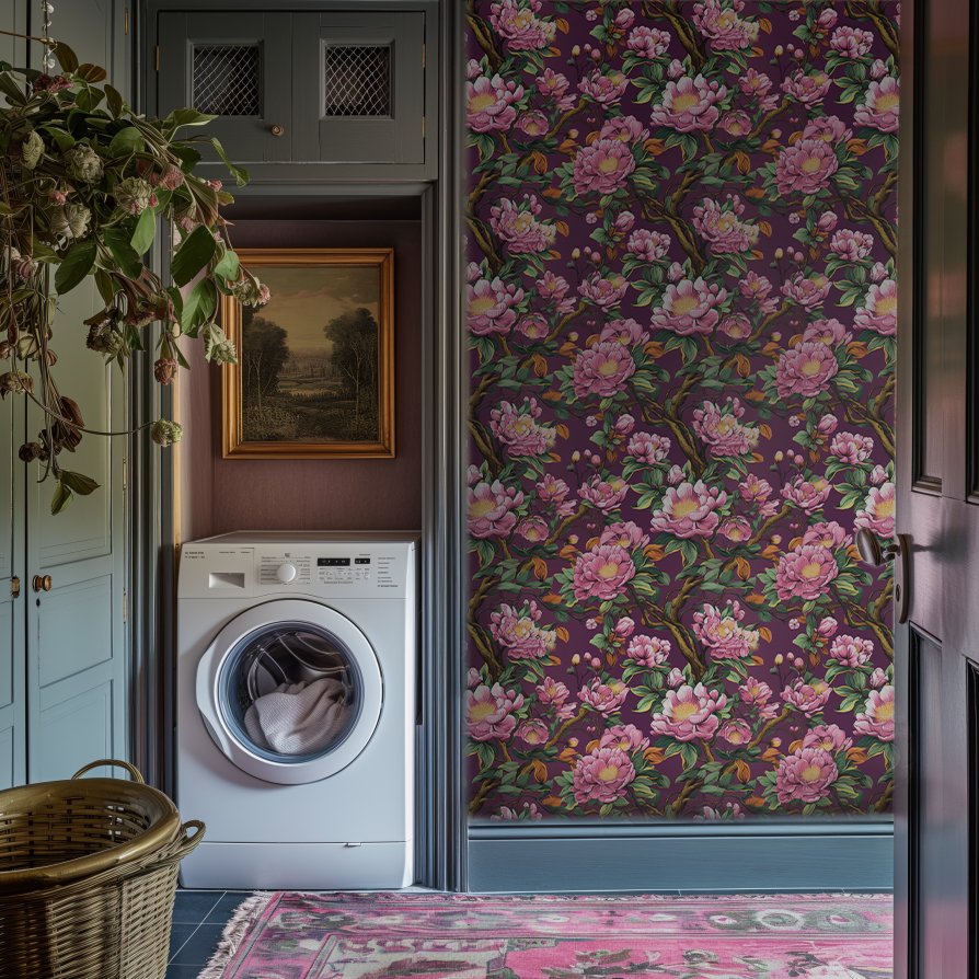 Rosabelle Bloom Wallpaper - Painted Paper