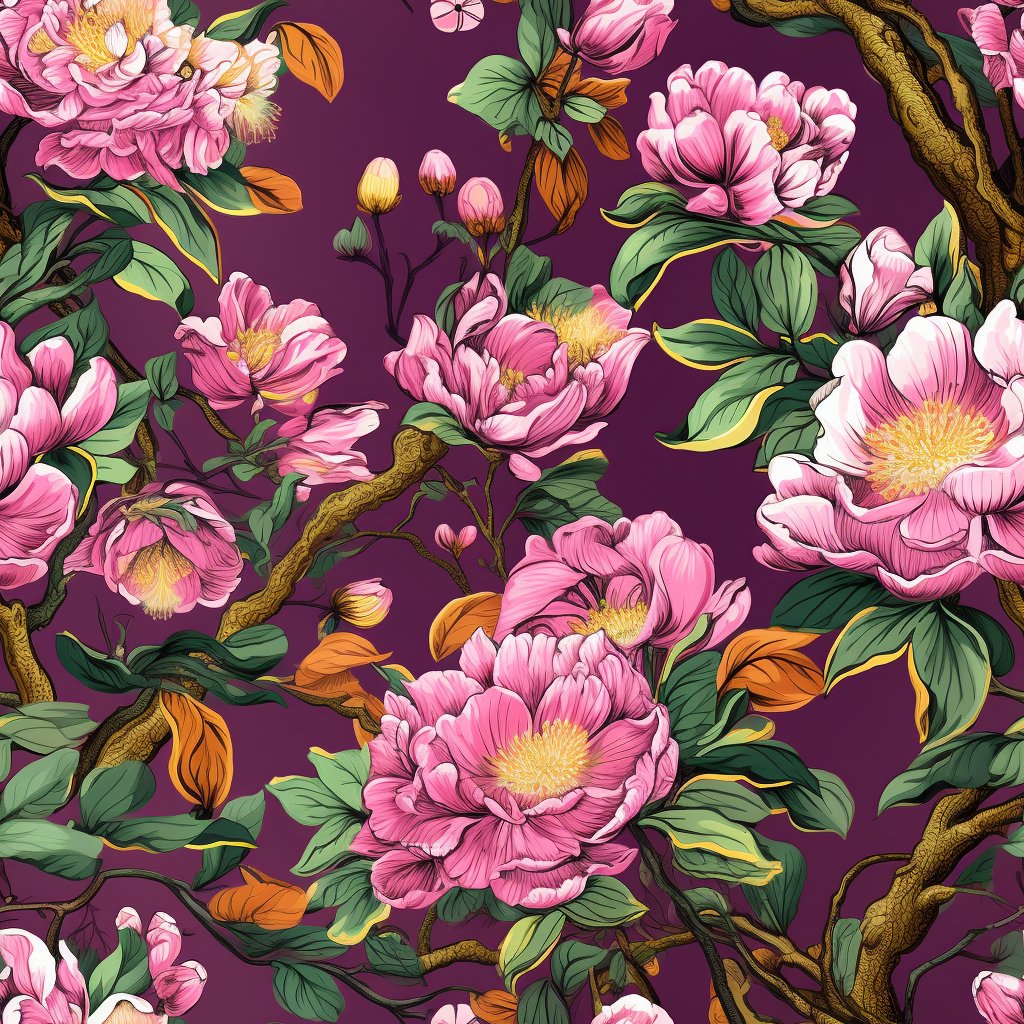 Rosabelle Bloom Wallpaper - Painted Paper