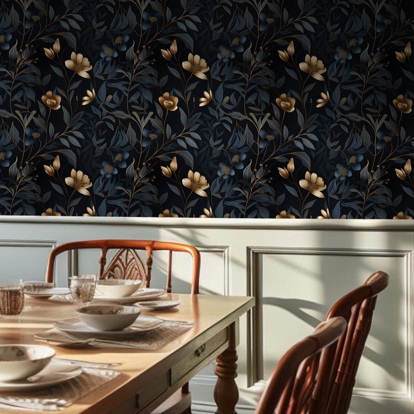 Rosalind Floral Wallpaper - Painted Paper