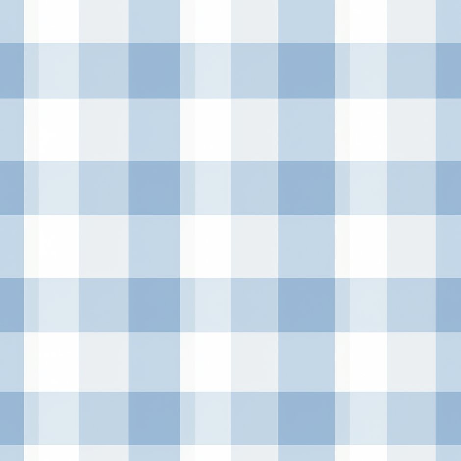 Sky Plaid Wallpaper - Painted Paper