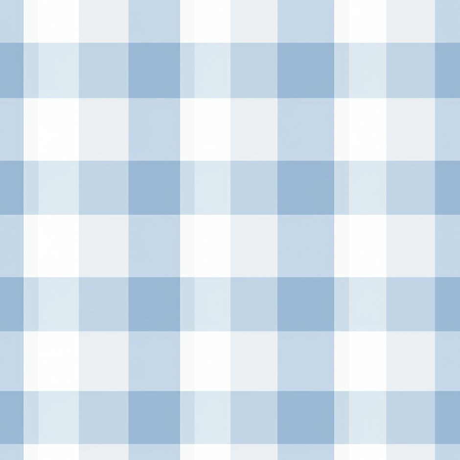 Sky Plaid Wallpaper - Painted Paper