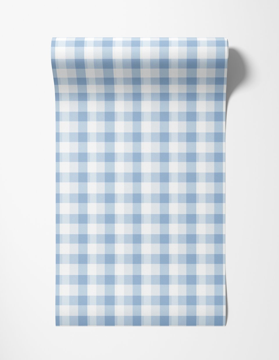 Sky Plaid Wallpaper - Painted Paper