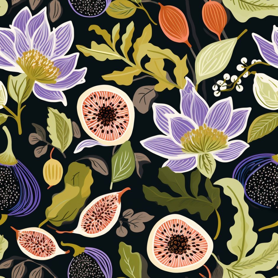 Sloane Fig Floral Wallpaper - Painted Paper