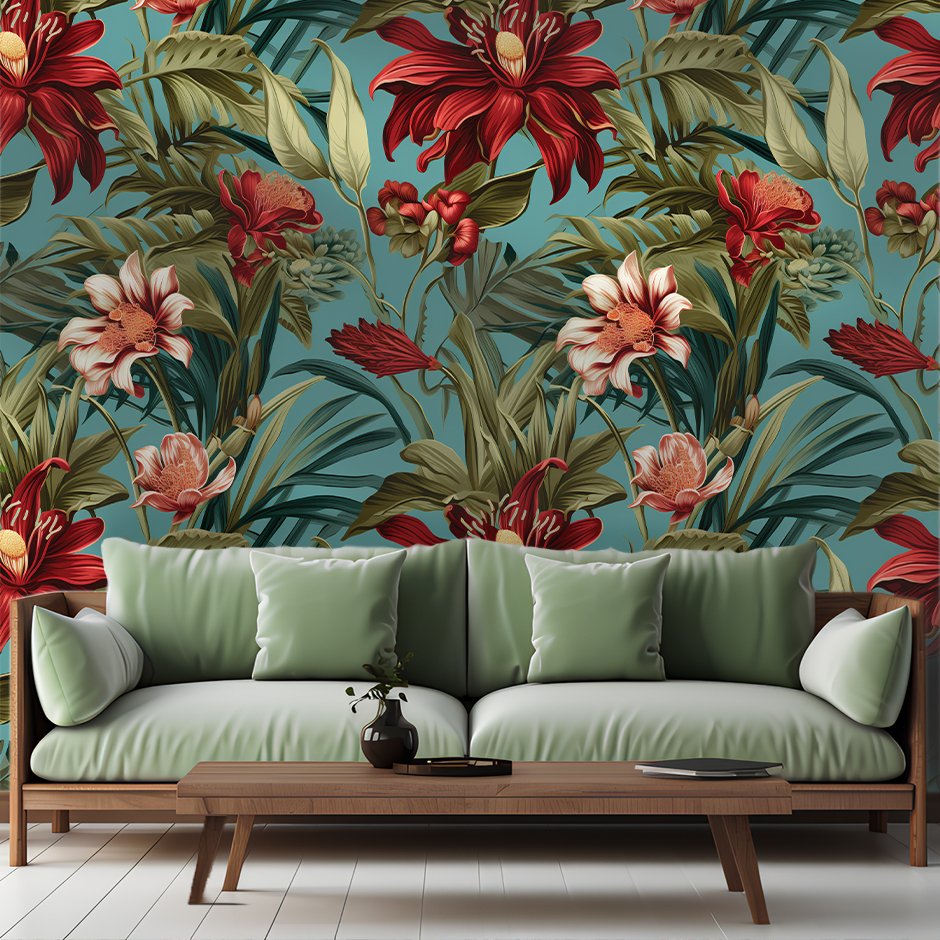 Tallulah Floral Wallpaper - Painted Paper