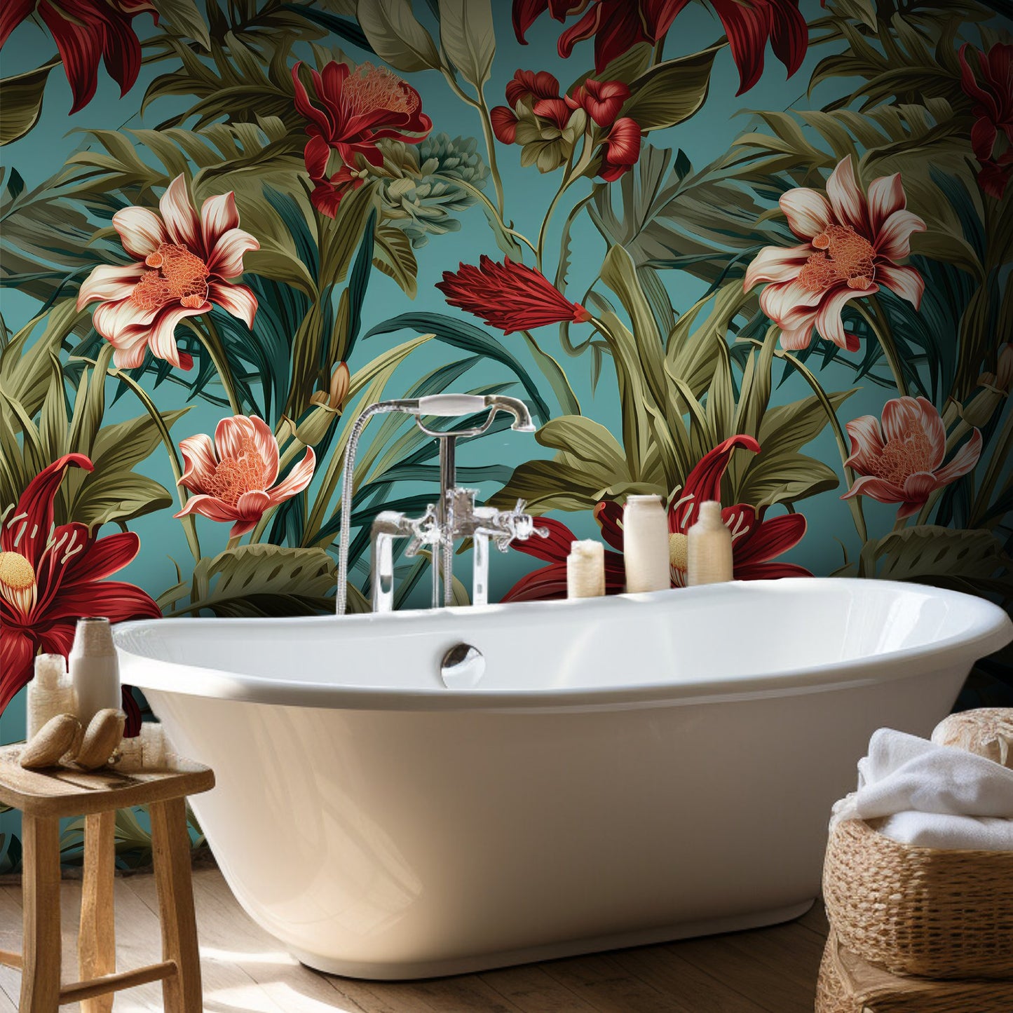 Tallulah Floral Wallpaper - Painted Paper